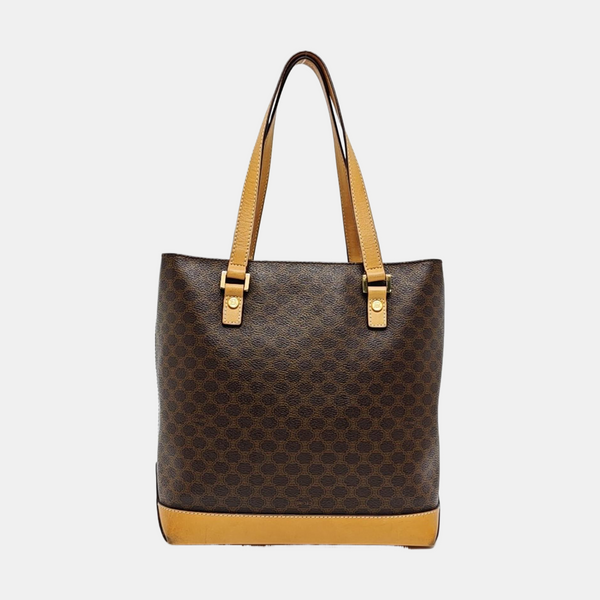 MACADAM TOTE Coated Canvas Brown