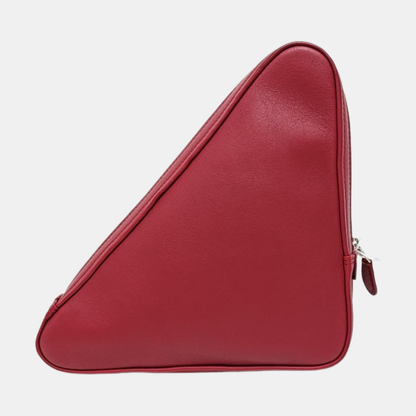Triangle Calfskin Red