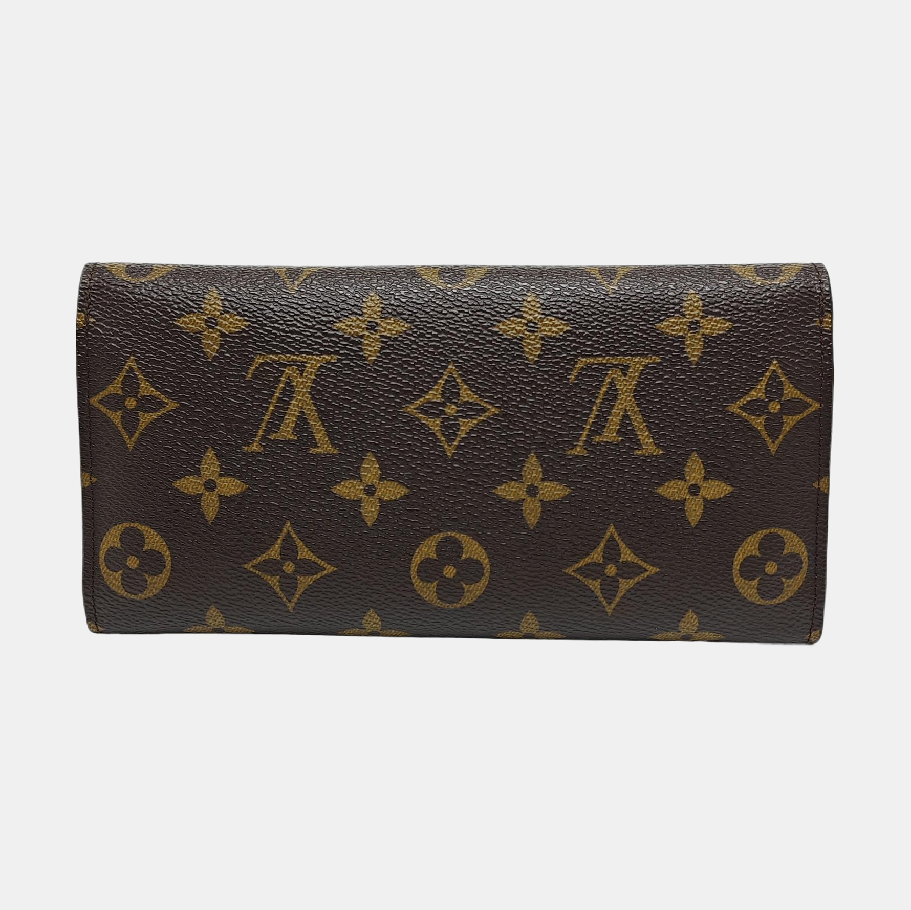 JOSÉPHINE Monogram Coated Canvas Brown Wallet