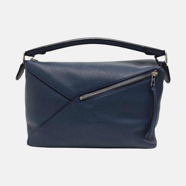 Puzzle Large Calfskin Blue