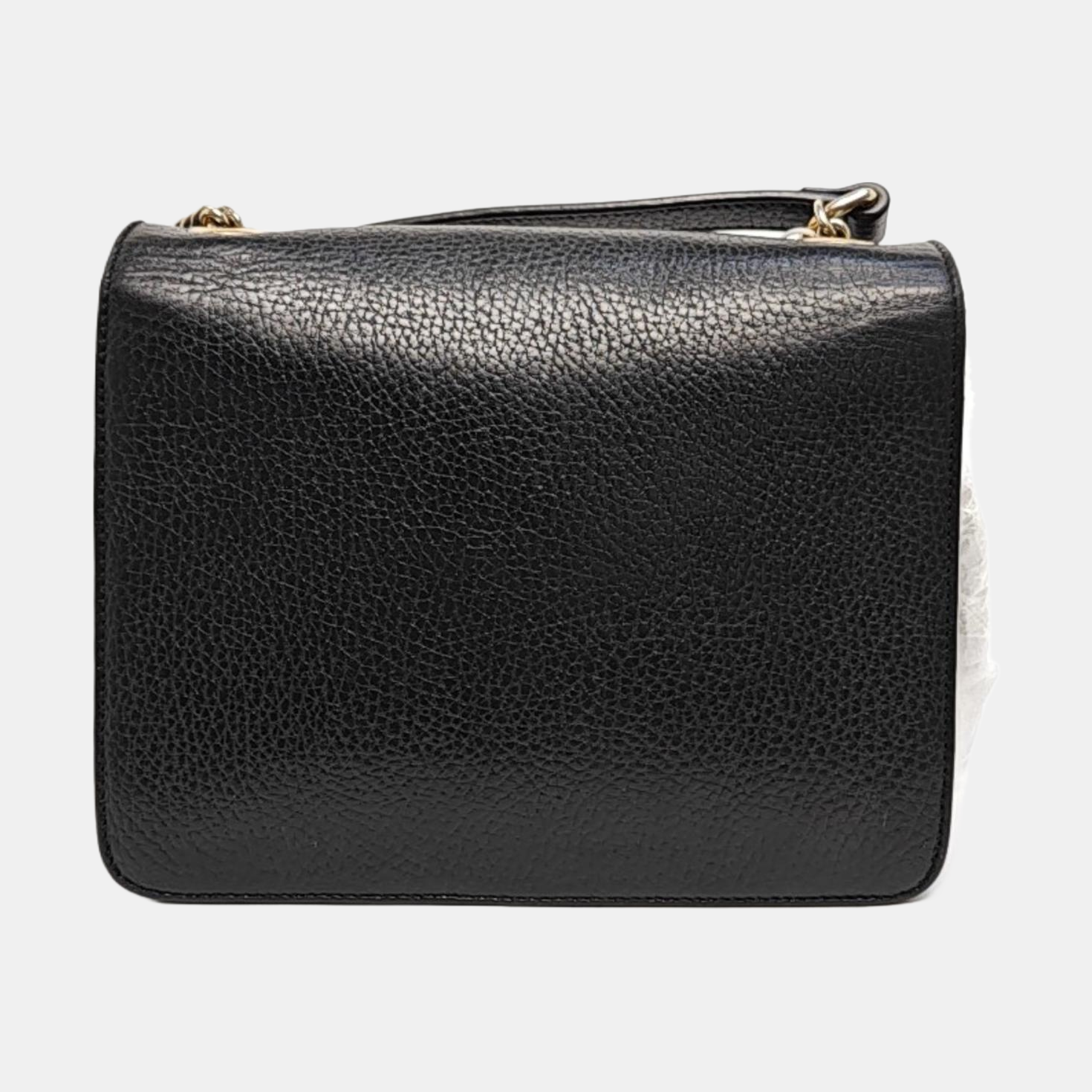 Interlocking G Small Calfskin Black
