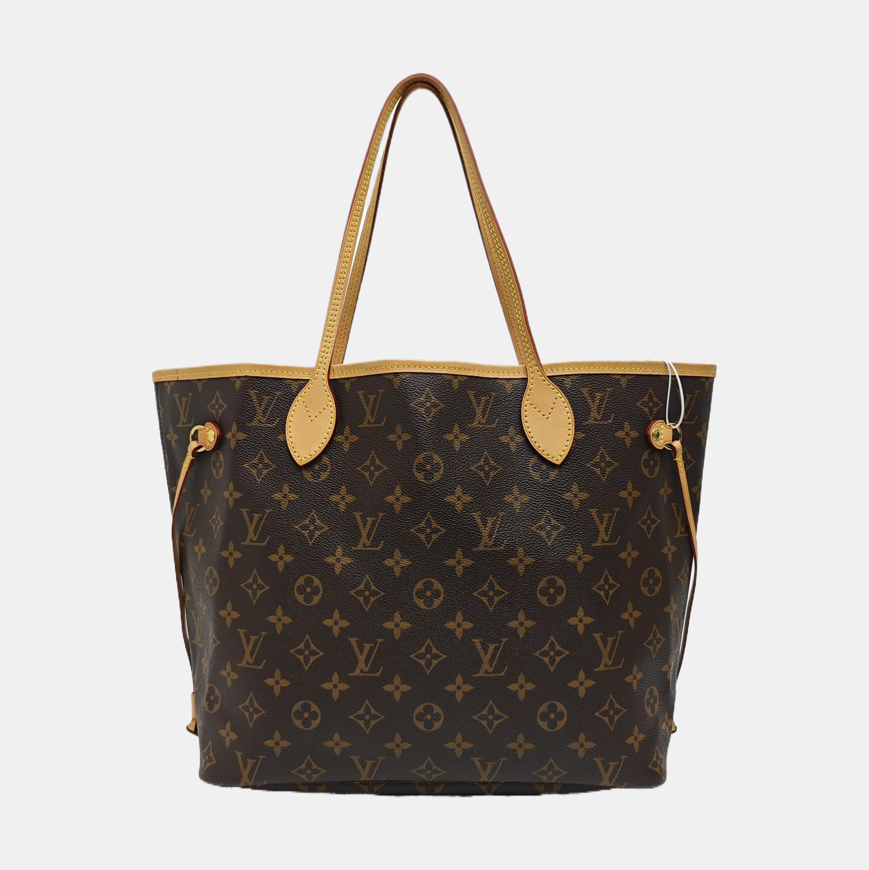 NEVERFULL MM Monogram Coated Canvas Brown