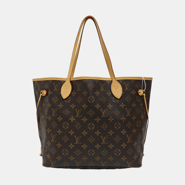 NEVERFULL MM Monogram Coated Canvas Brown
