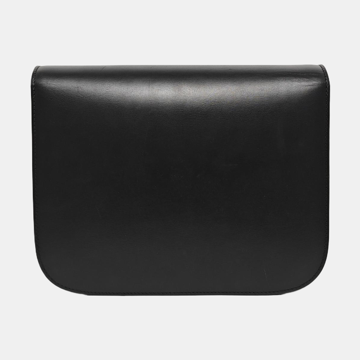 Authenticated pre-owned  CLASSIC BOX Medium Calfskin Black - Crossbody Bag at Looply