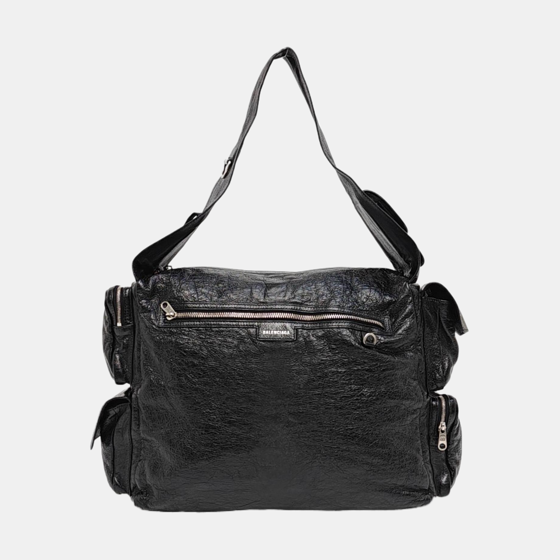 Lambskin Tote Bag Black