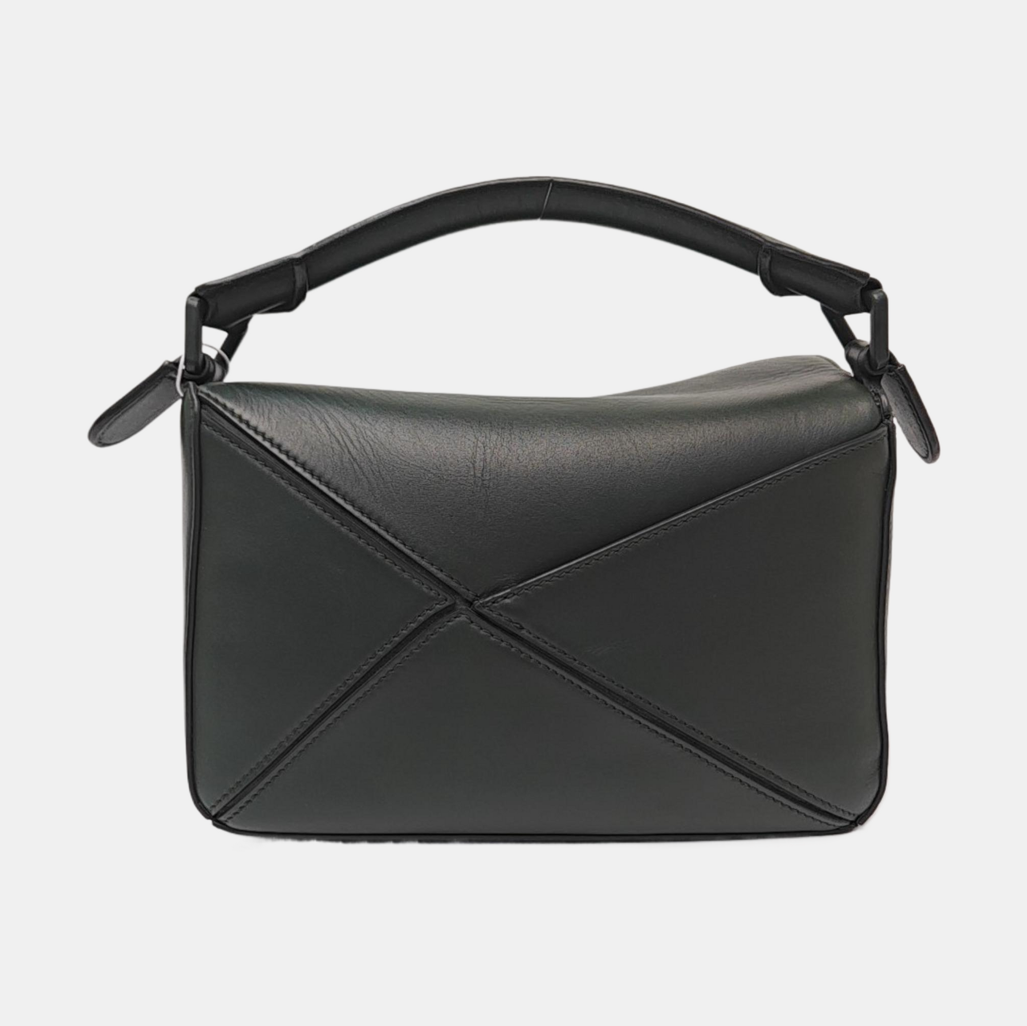 Puzzle Small Calfskin Green