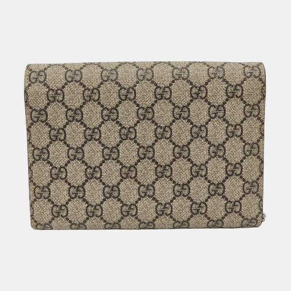 Dionysus Mini Monogram Coated Canvas Beige