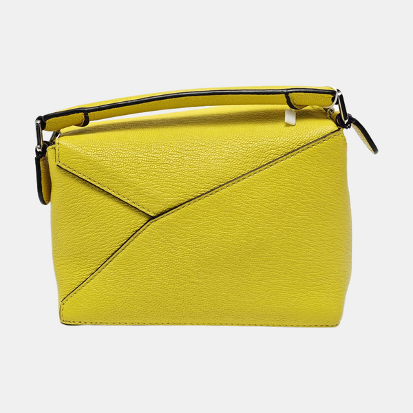 Puzzle Mini Lambskin Yellow