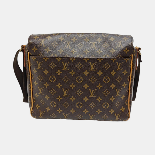 VALMY Monogram Coated Canvas Brown