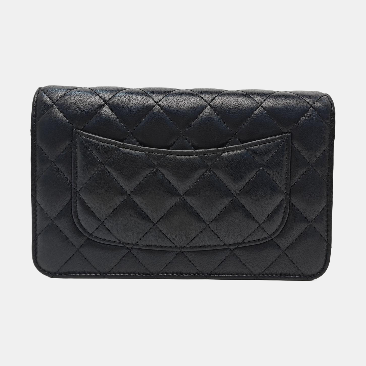 WOC Quilted Lambskin Black