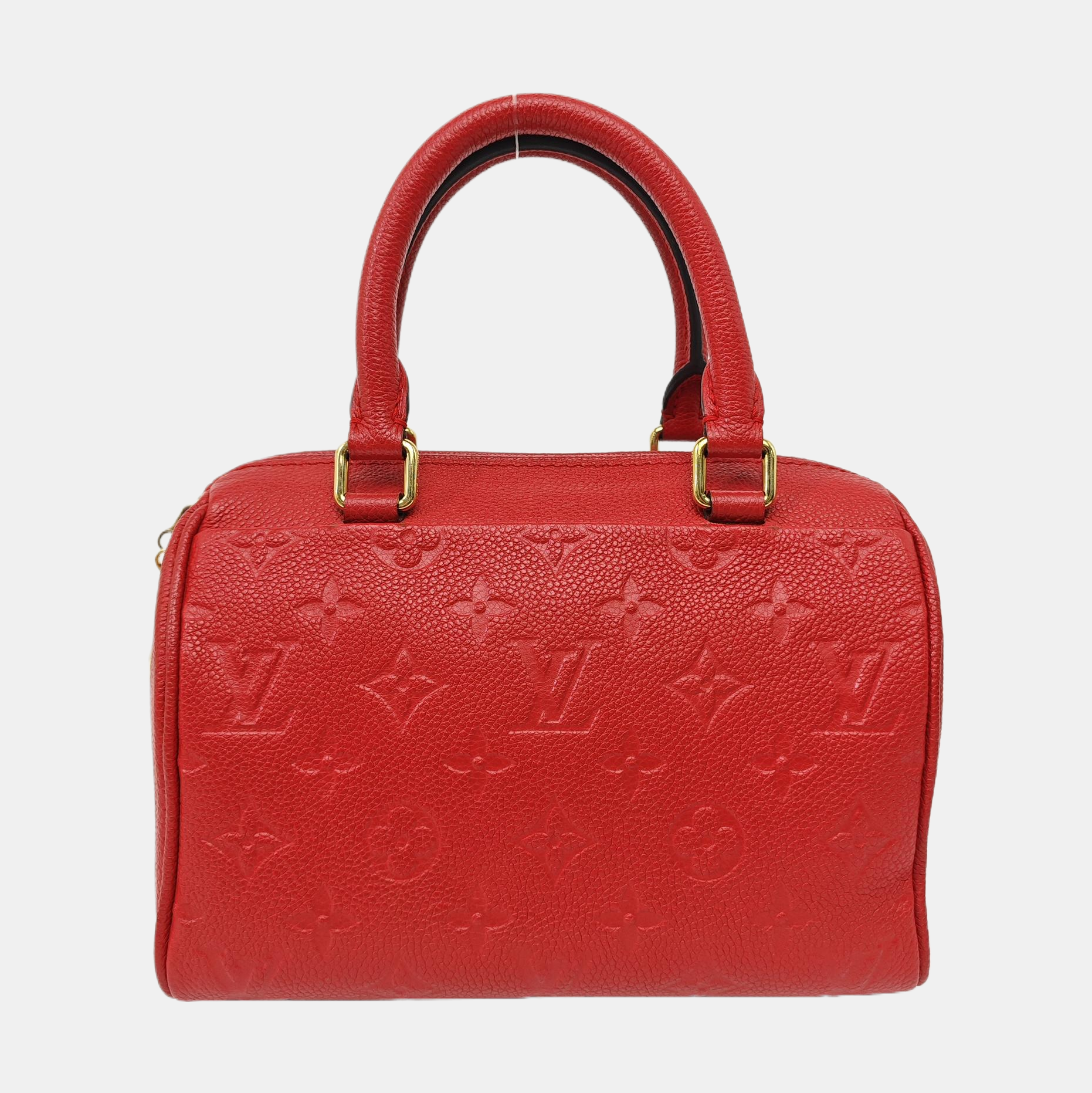 SPEEDY 20 Monogram Calfskin Red