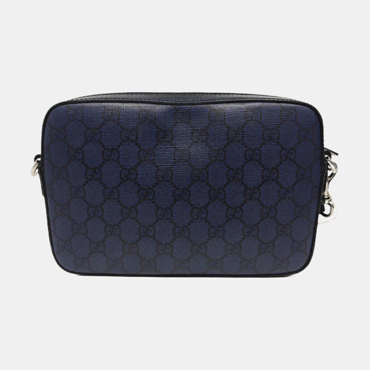Ophidia Small Monogram Coated Canvas Blue