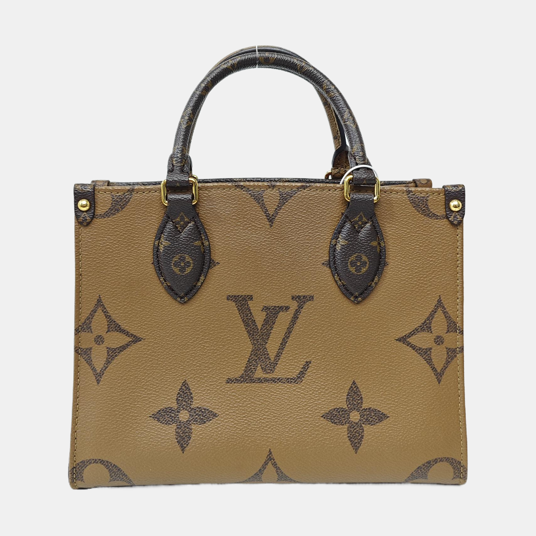 ONTHEGO PM Monogram Coated Canvas Brown