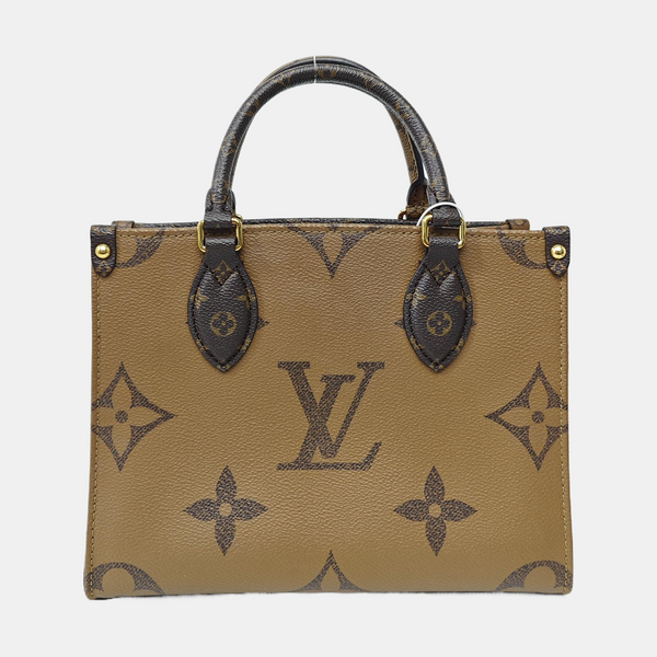 ONTHEGO PM Monogram Coated Canvas Brown