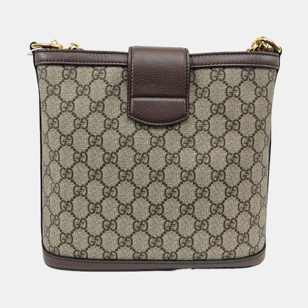 Dionysus Medium Monogram Coated Canvas Beige