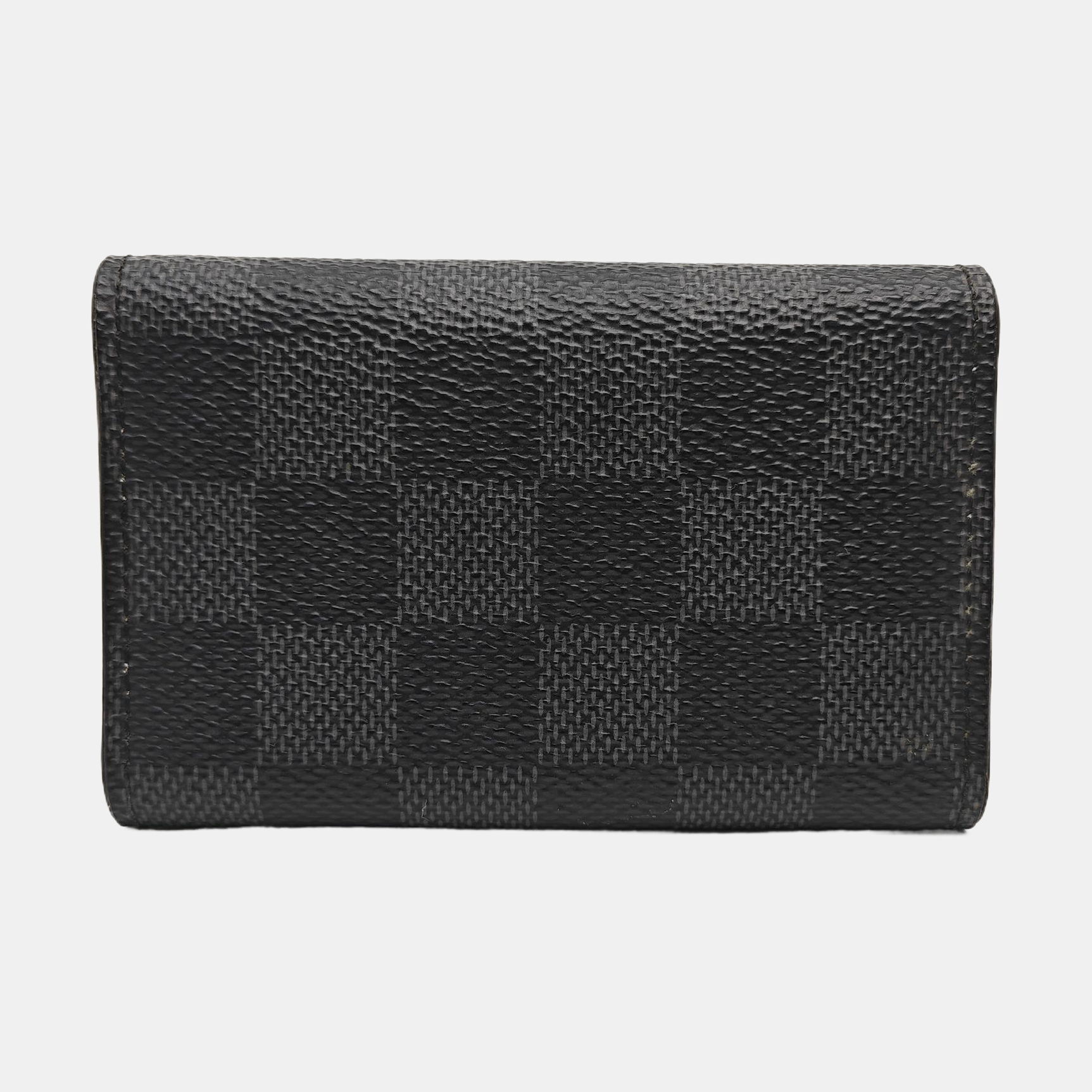 Damier Graphite Coated Canvas Key Pouch Gray