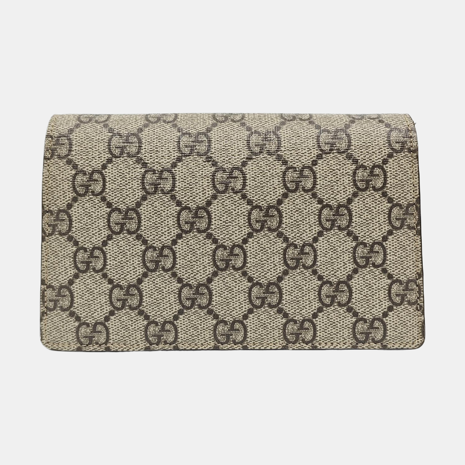 Dionysus Super Mini Monogram Coated Canvas Beige