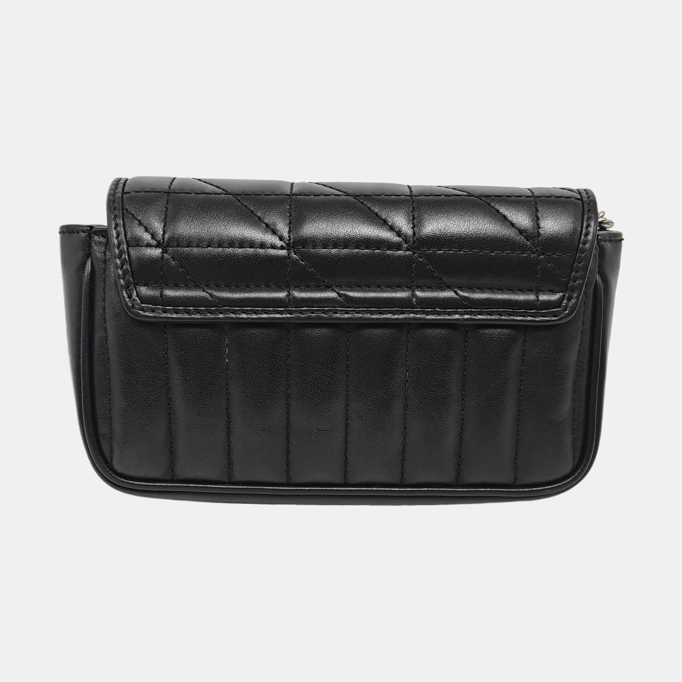 GG Marmont Mini Quilted Calfskin Black