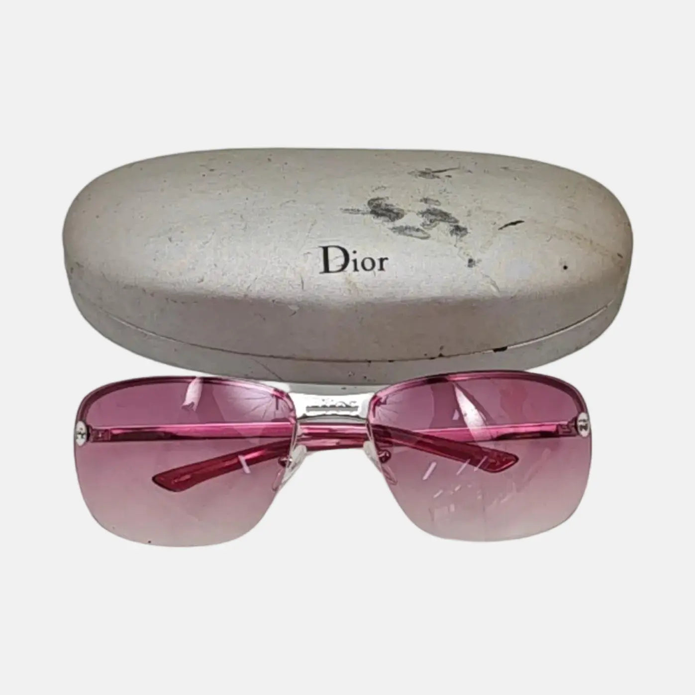 Metal Sunglasses Red