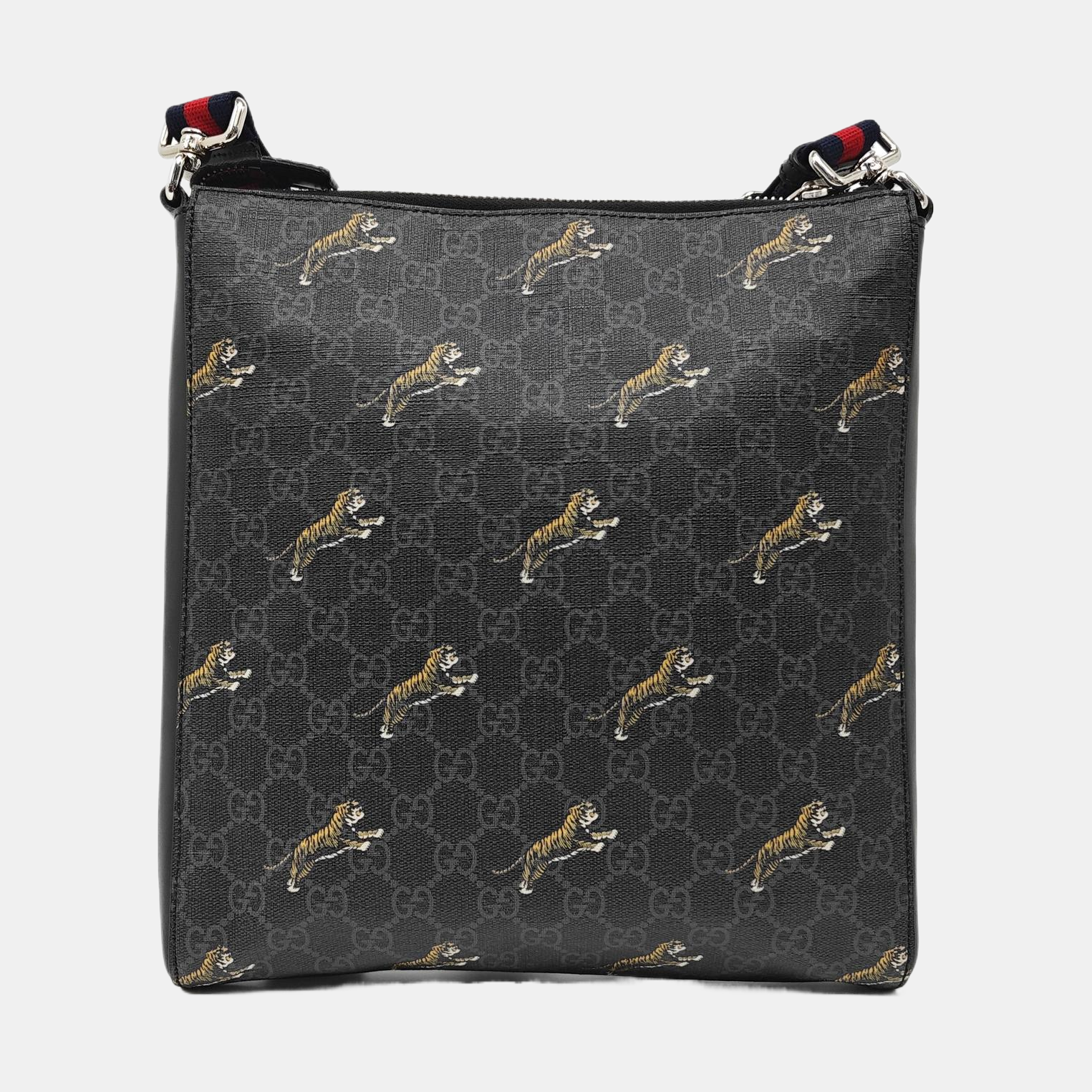 GG Supreme Monogram Coated Canvas Black
