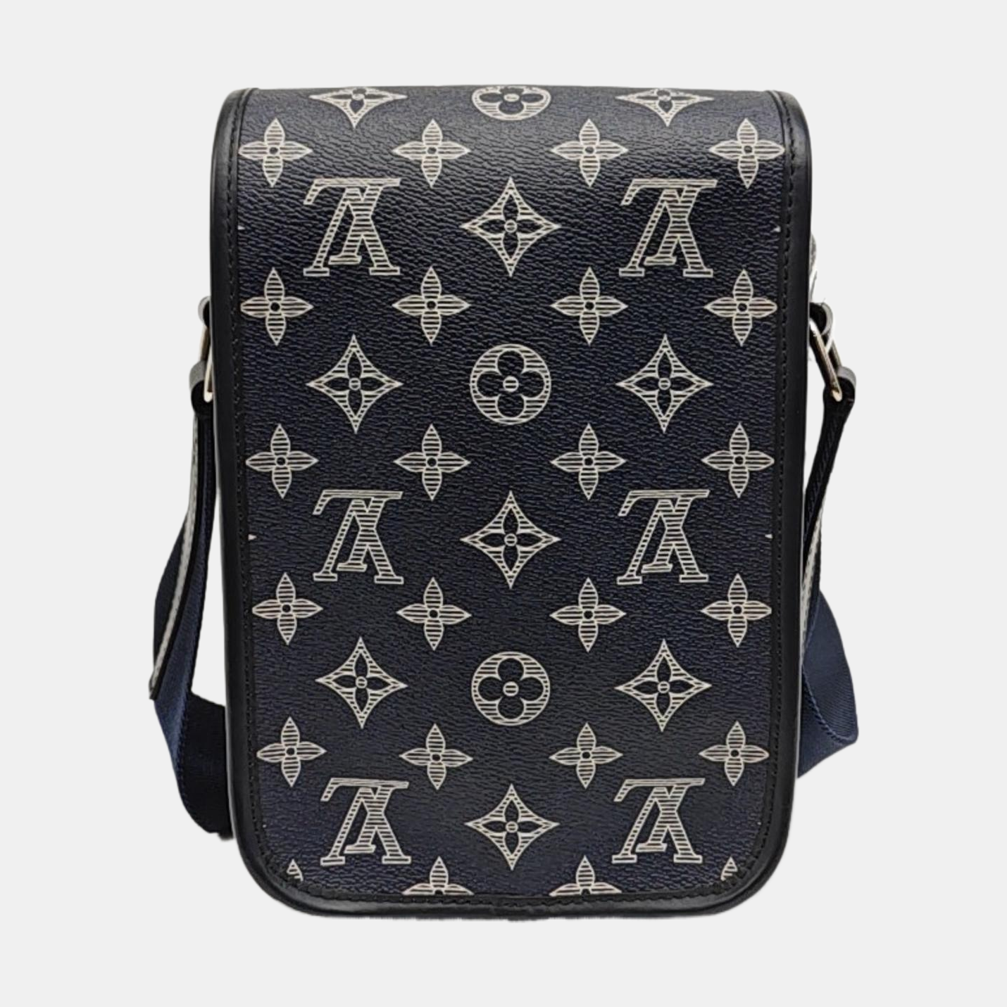 CHAPMAN SAVANE BB Monogram Coated Canvas Blue