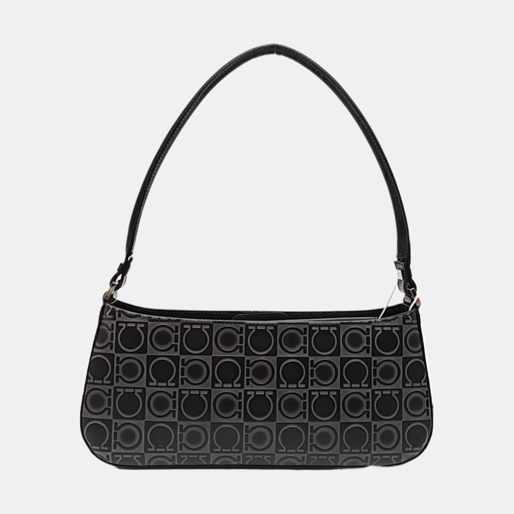 Calfskin Top Handle Bag Black