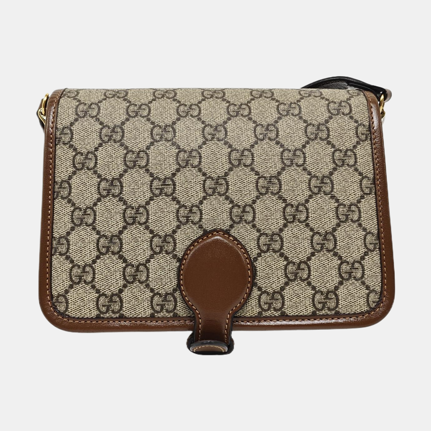 Retro Mini Monogram Coated Canvas Beige