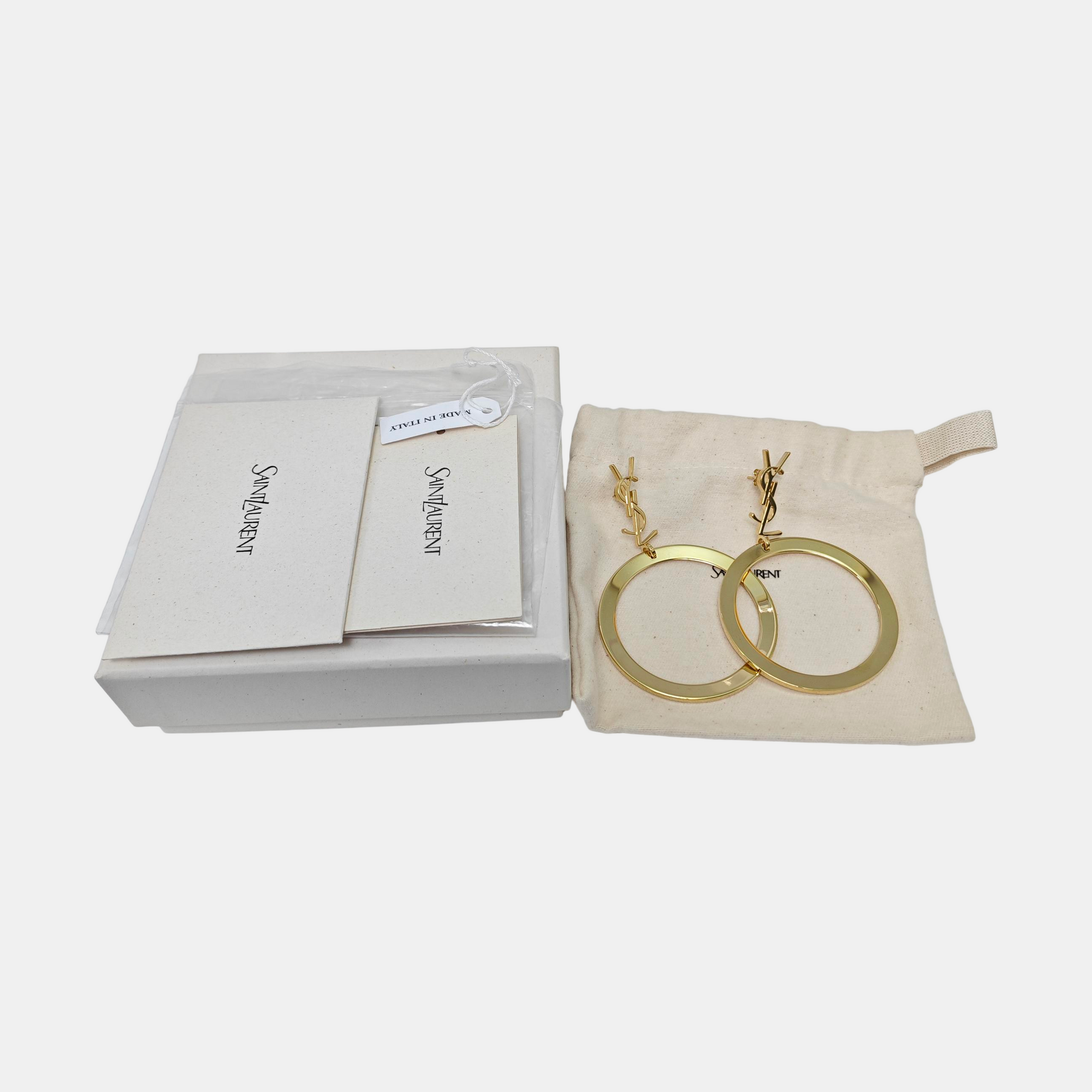 Metal Gold Stud Earrings