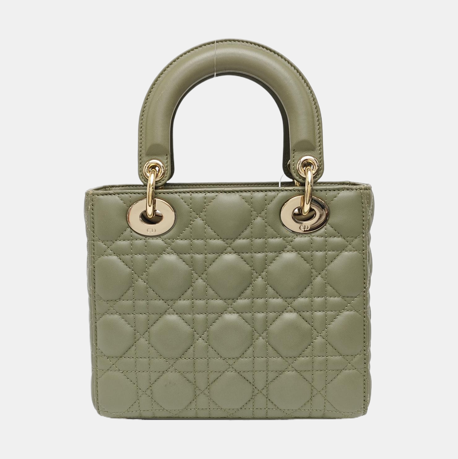 Lady Dior Small Cannage Lambskin Green