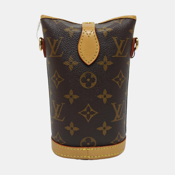 FOLD ME Monogram Coated Canvas Brown