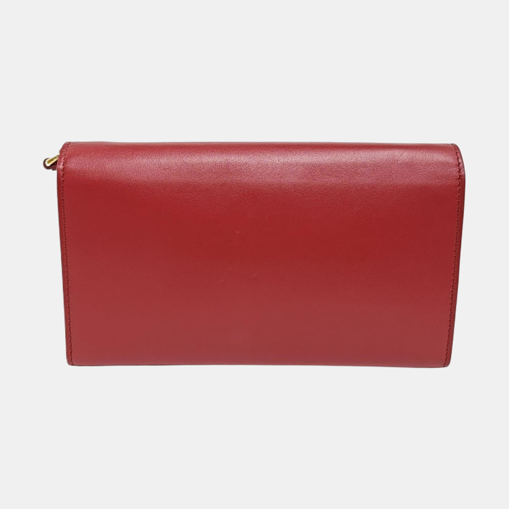 Calfskin Shoulder Bag Red