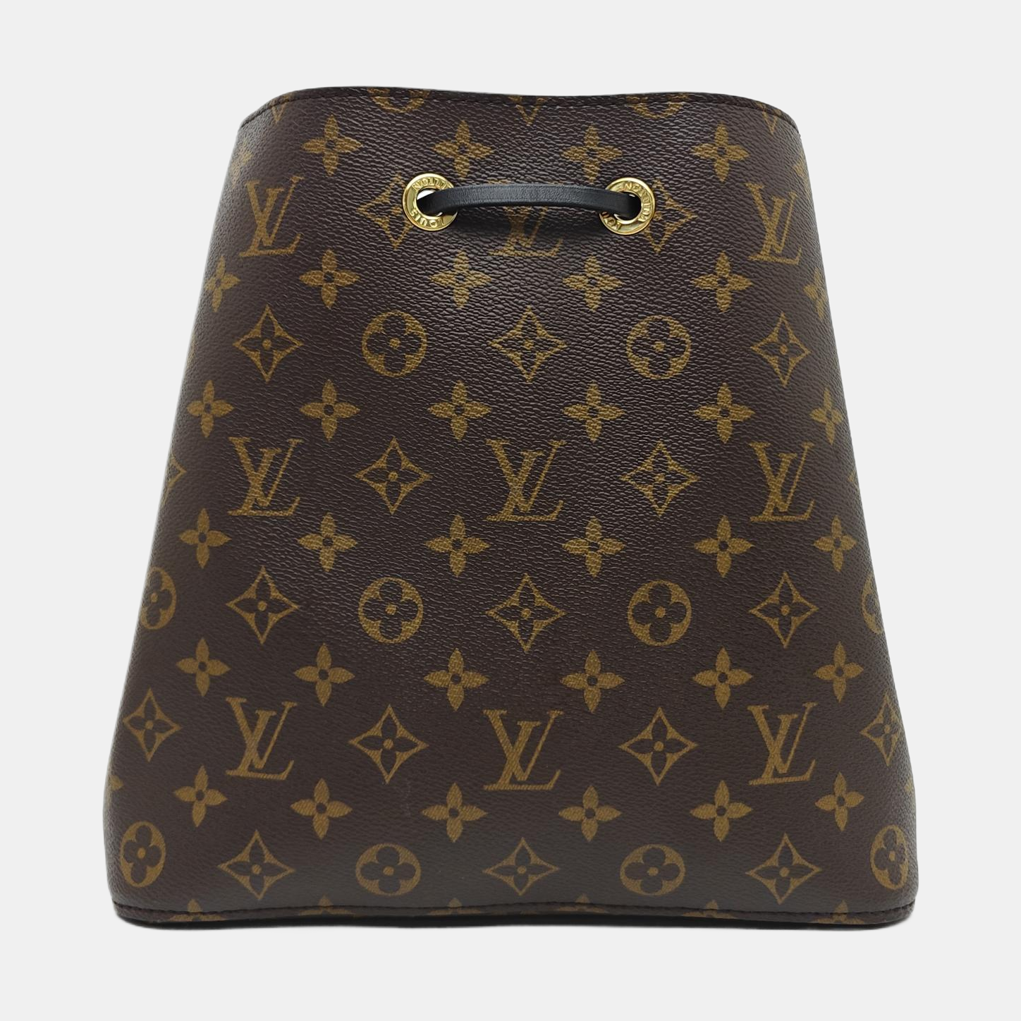NÉONOÉ MM Monogram Coated Canvas Brown