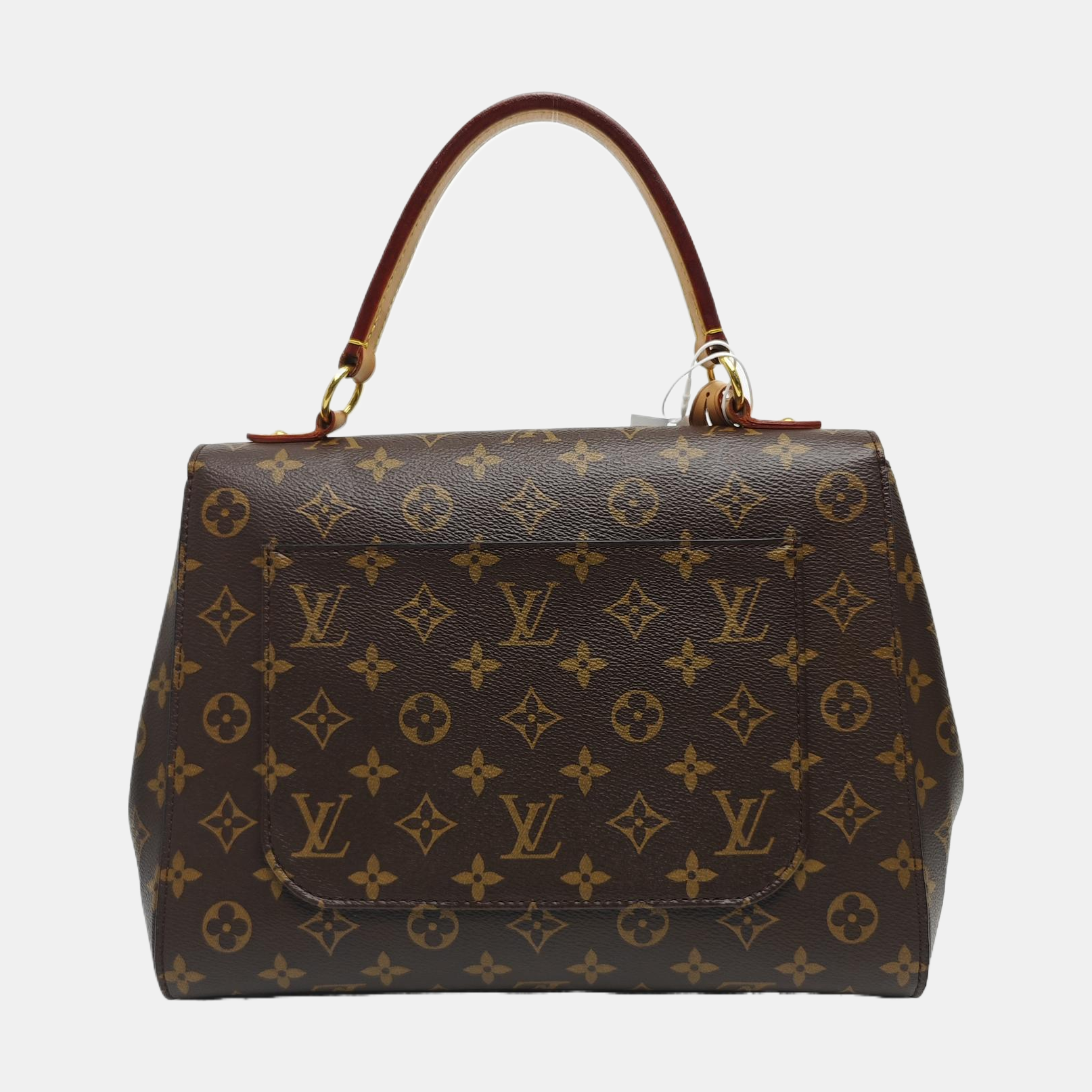CLUNY MM Monogram Coated Canvas Brown