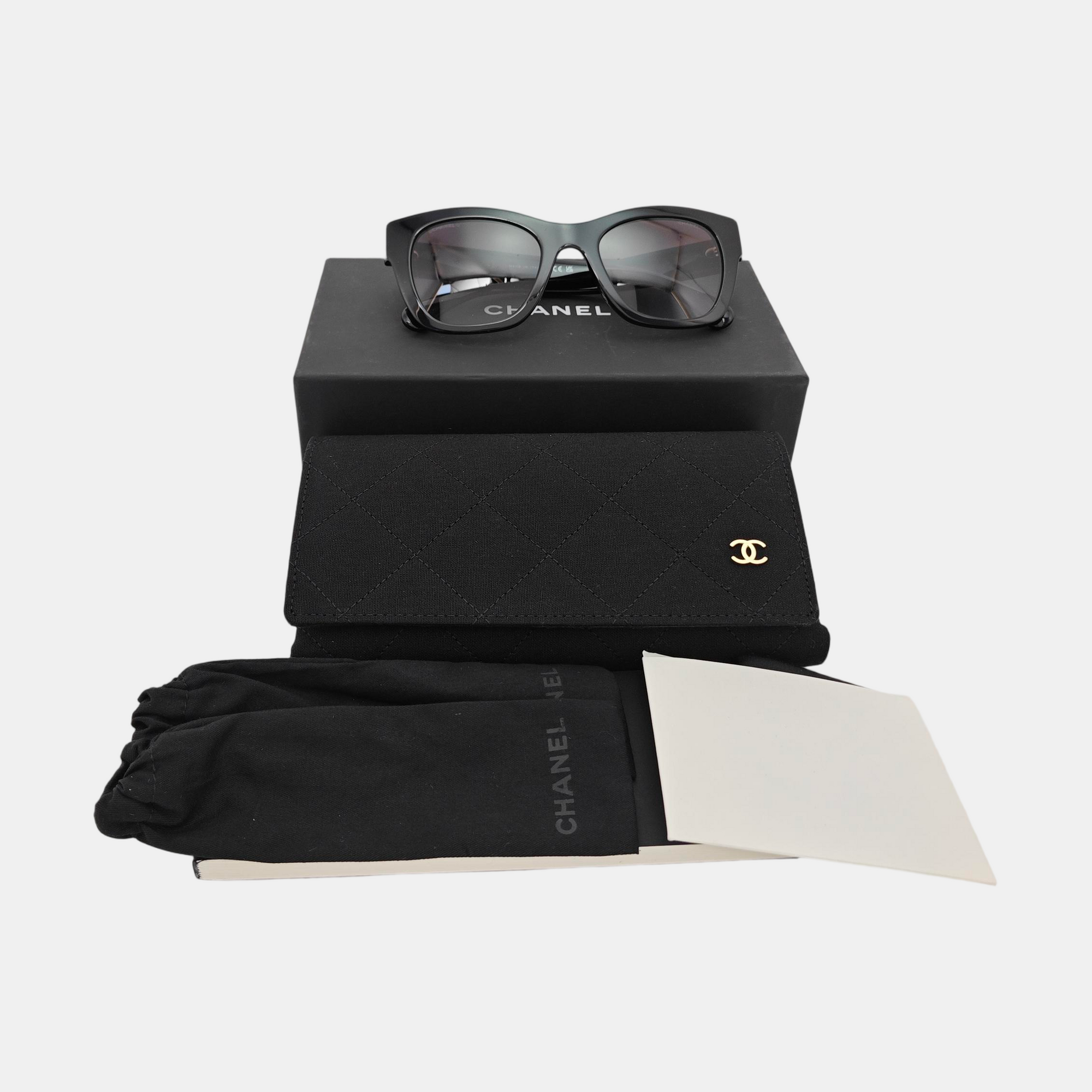 Synthetic Sunglasses Black