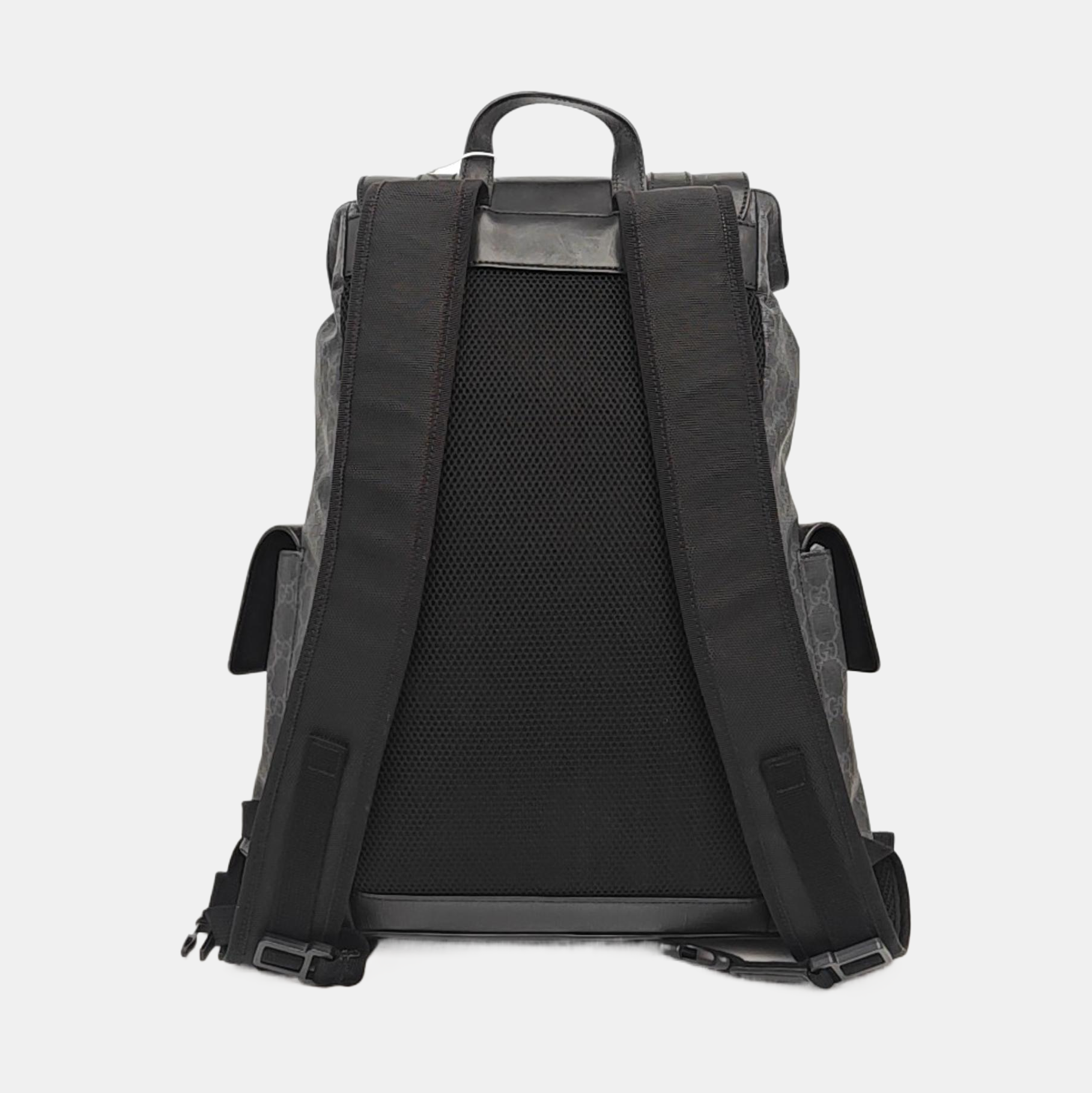 GG Supreme Monogram Coated Canvas Black