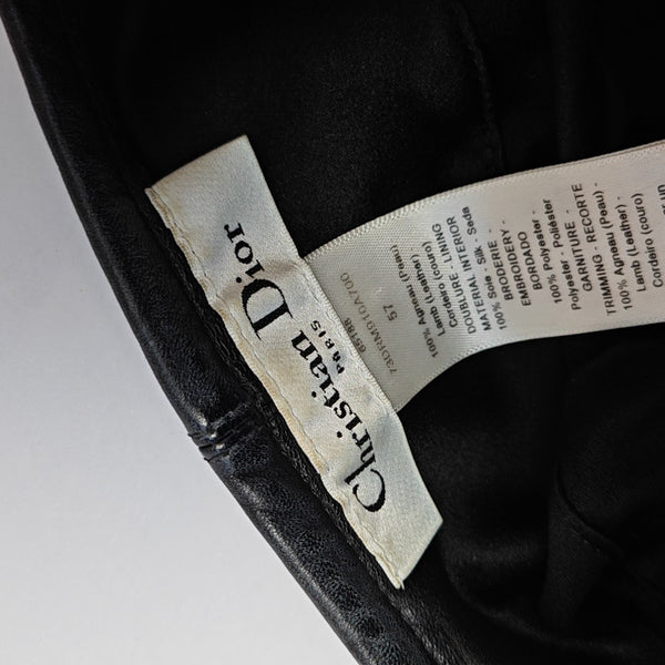 Lambskin Hat Black