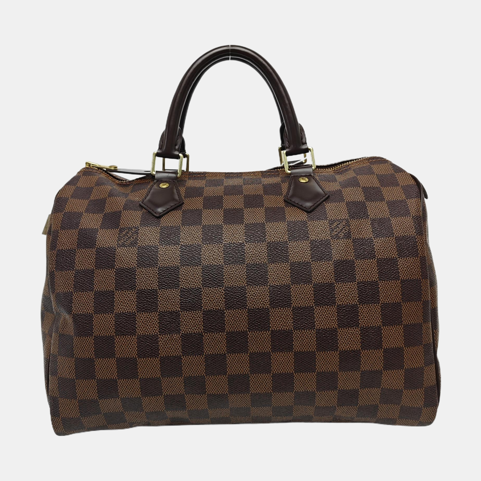 SPEEDY 30 Damier Ebene Coated Canvas Brown