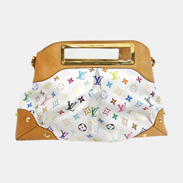LV × TM JUDY Monogram Coated Canvas White