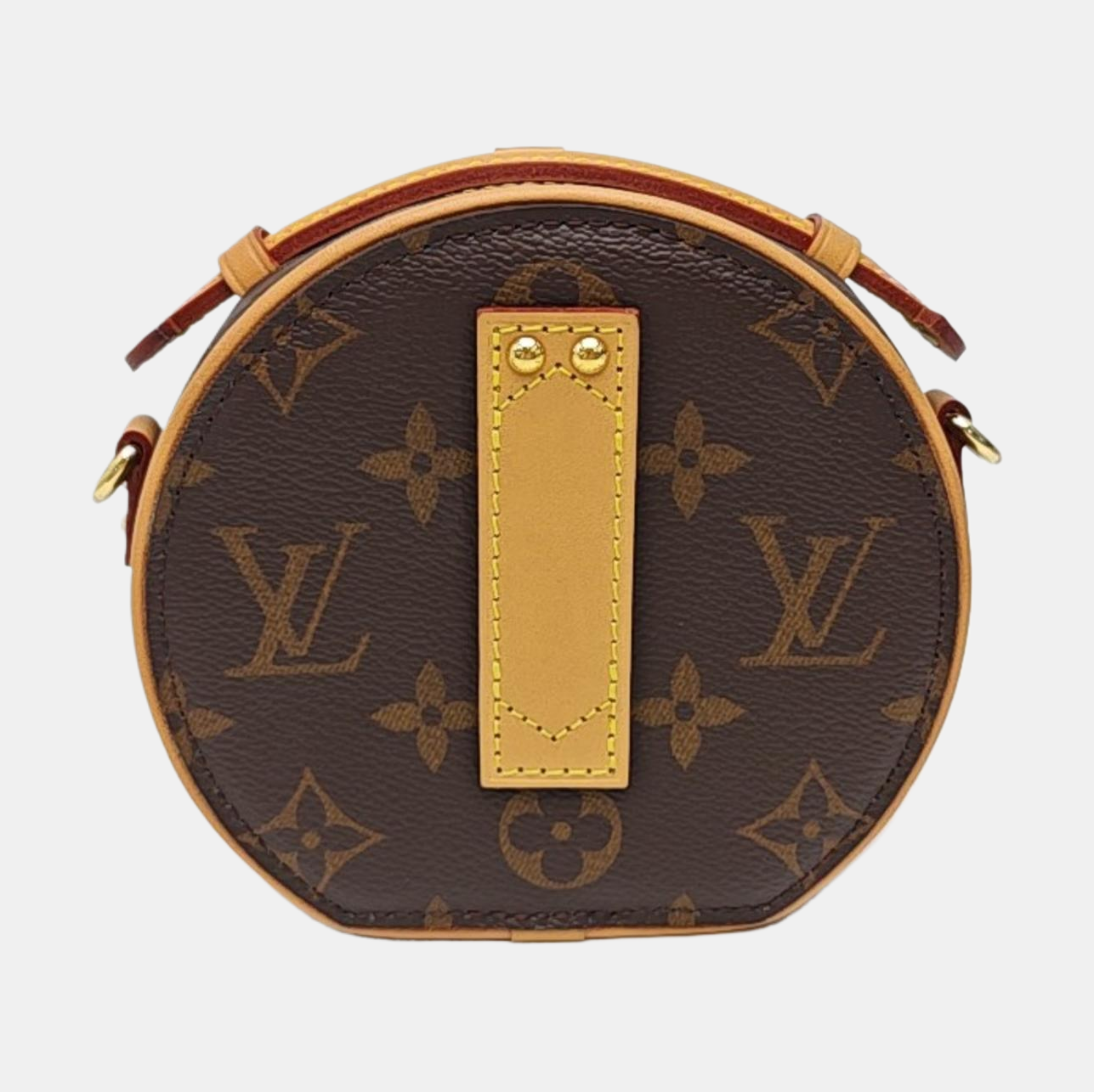 BOITE CHAPEAU Mini Monogram Coated Canvas Brown