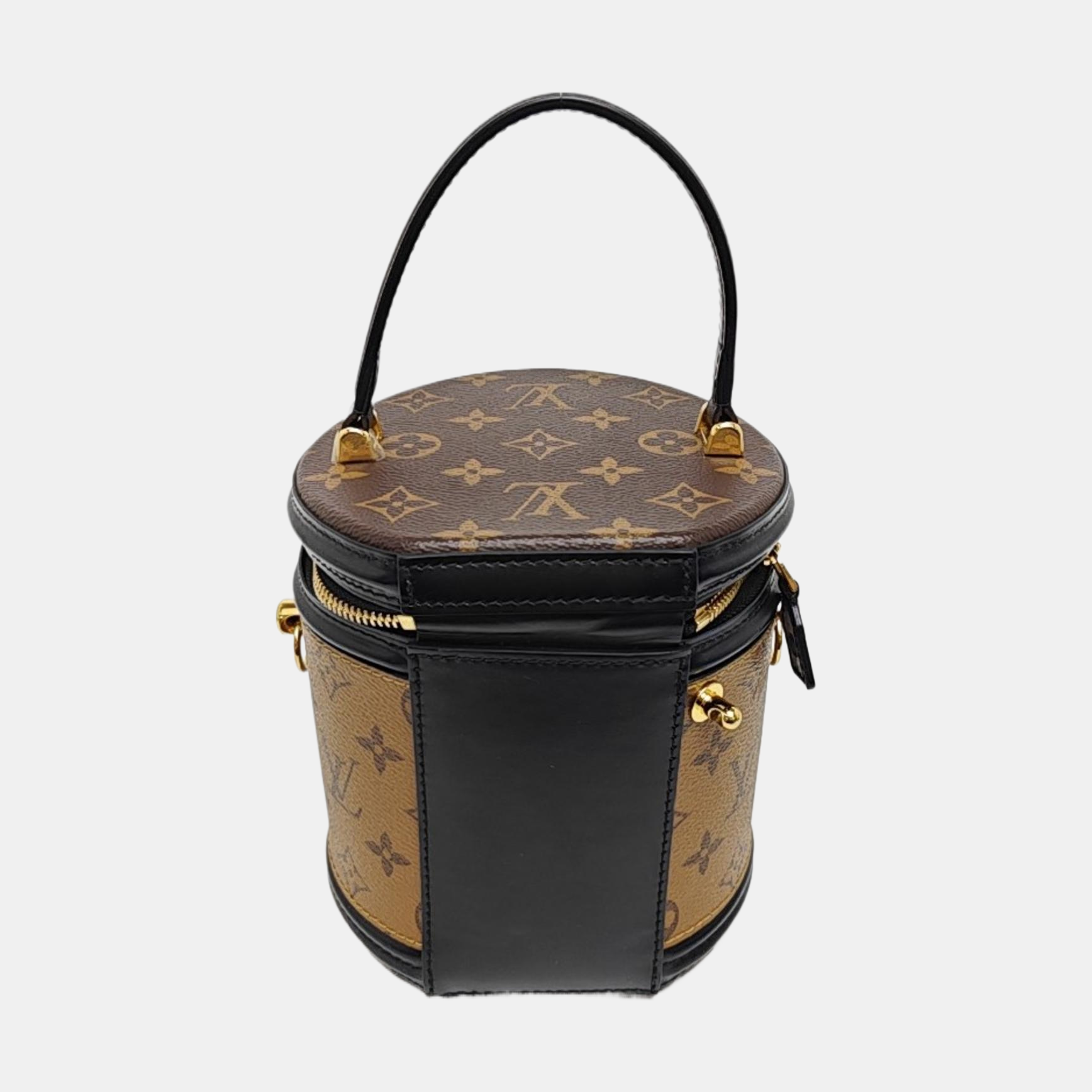CANNES PM Monogram Coated Canvas Brown