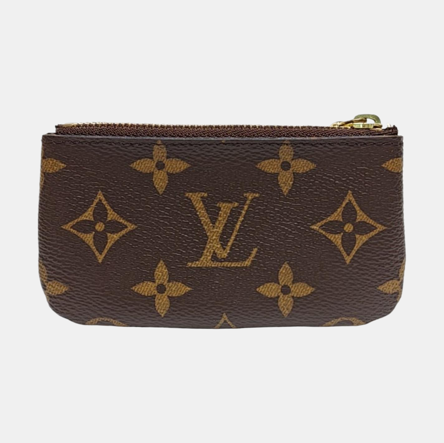 Monogram Coated Canvas Coin Purse Brown