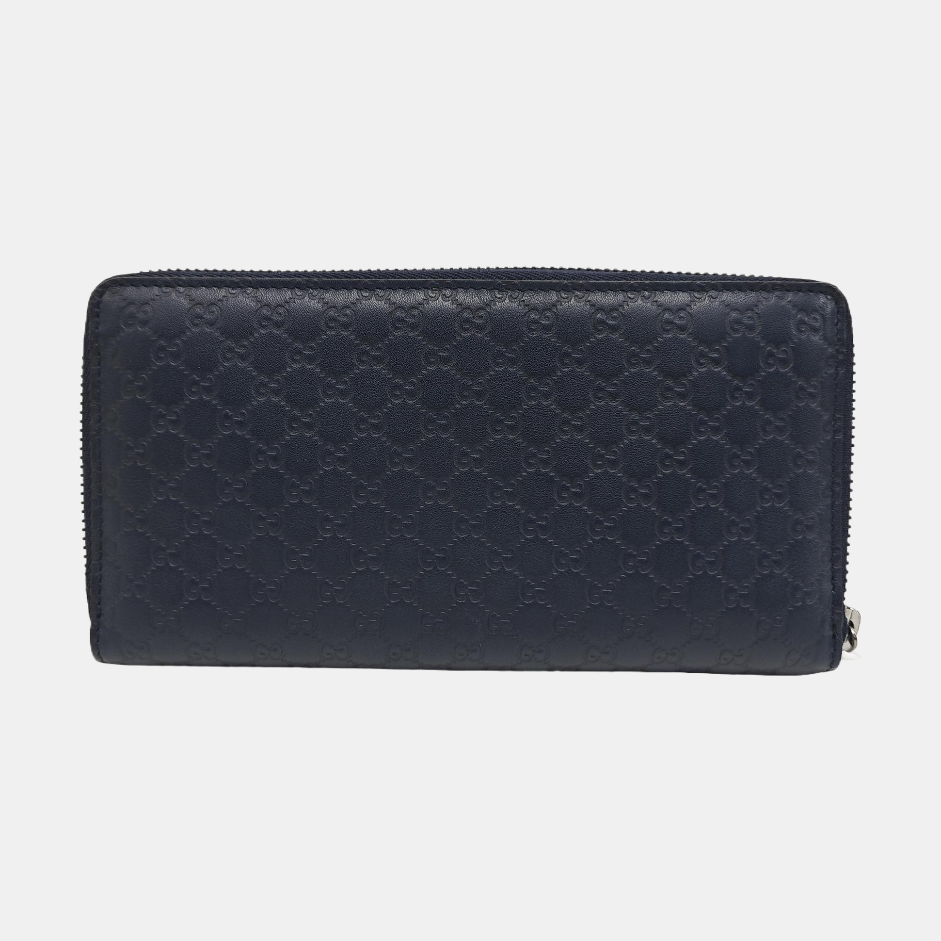 Calfskin Wallet Blue
