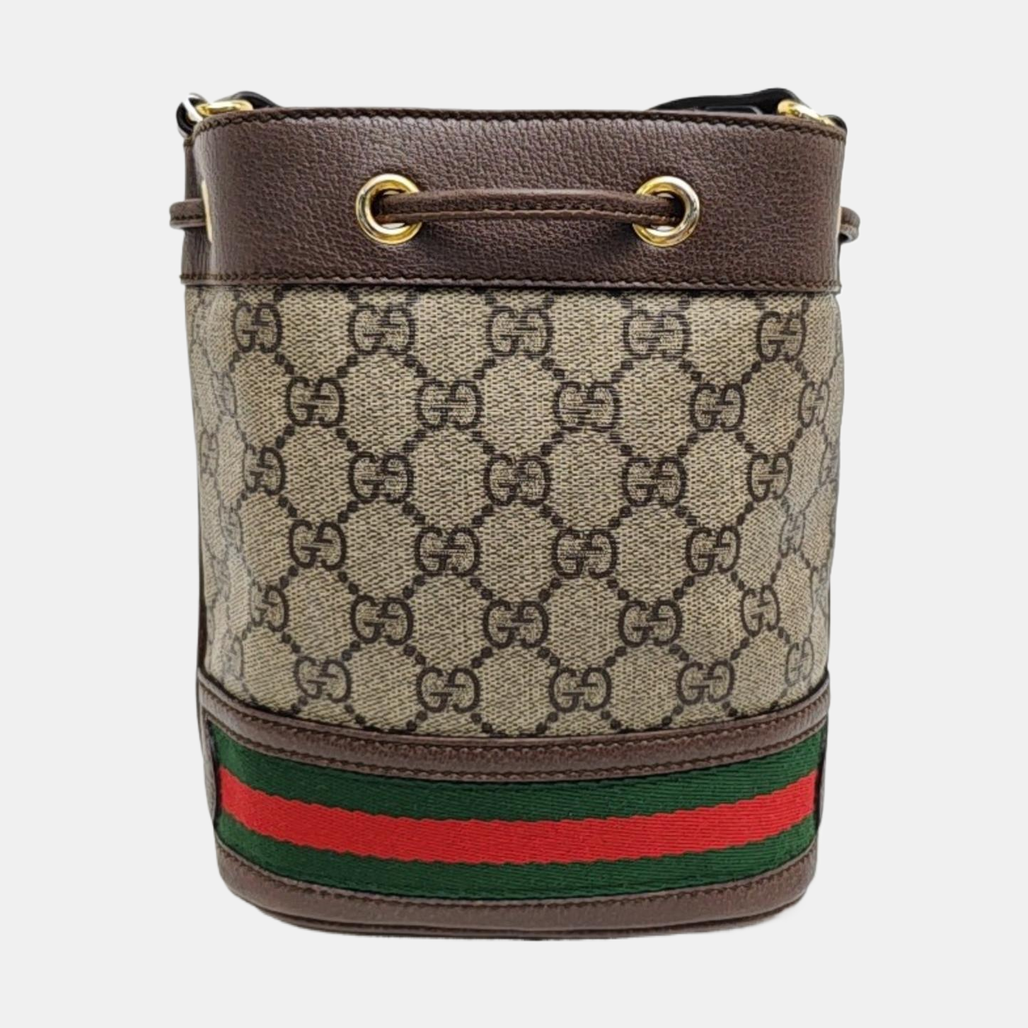 Ophidia Mini Monogram Coated Canvas Beige