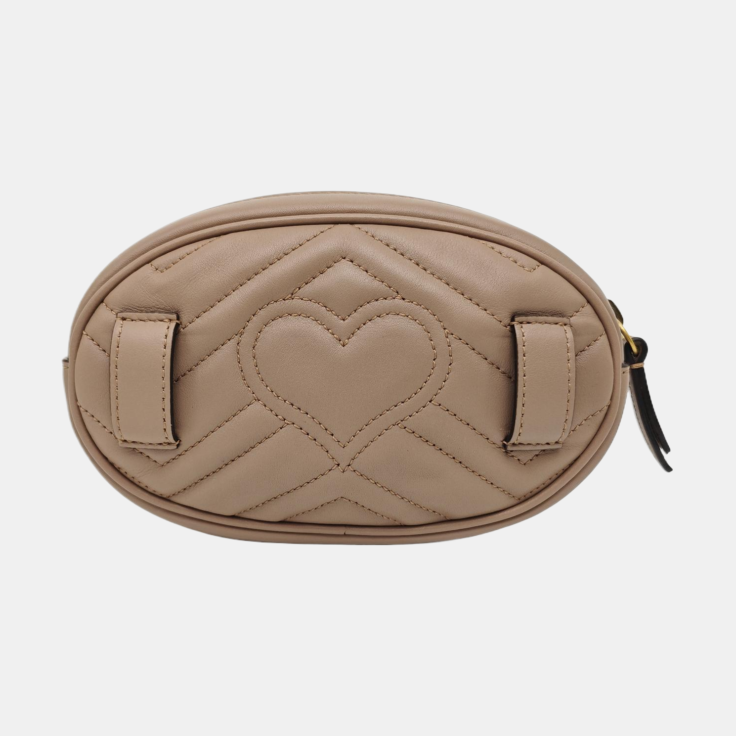 GG Marmont Super Mini Quilted Calfskin Beige