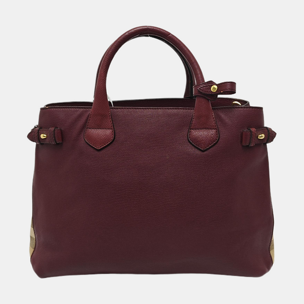 The Banner Medium Calfskin Red