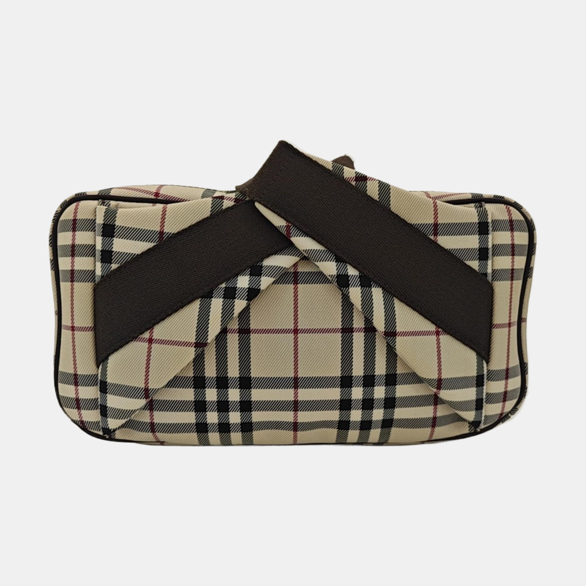 Fabric Belt Bag Brown