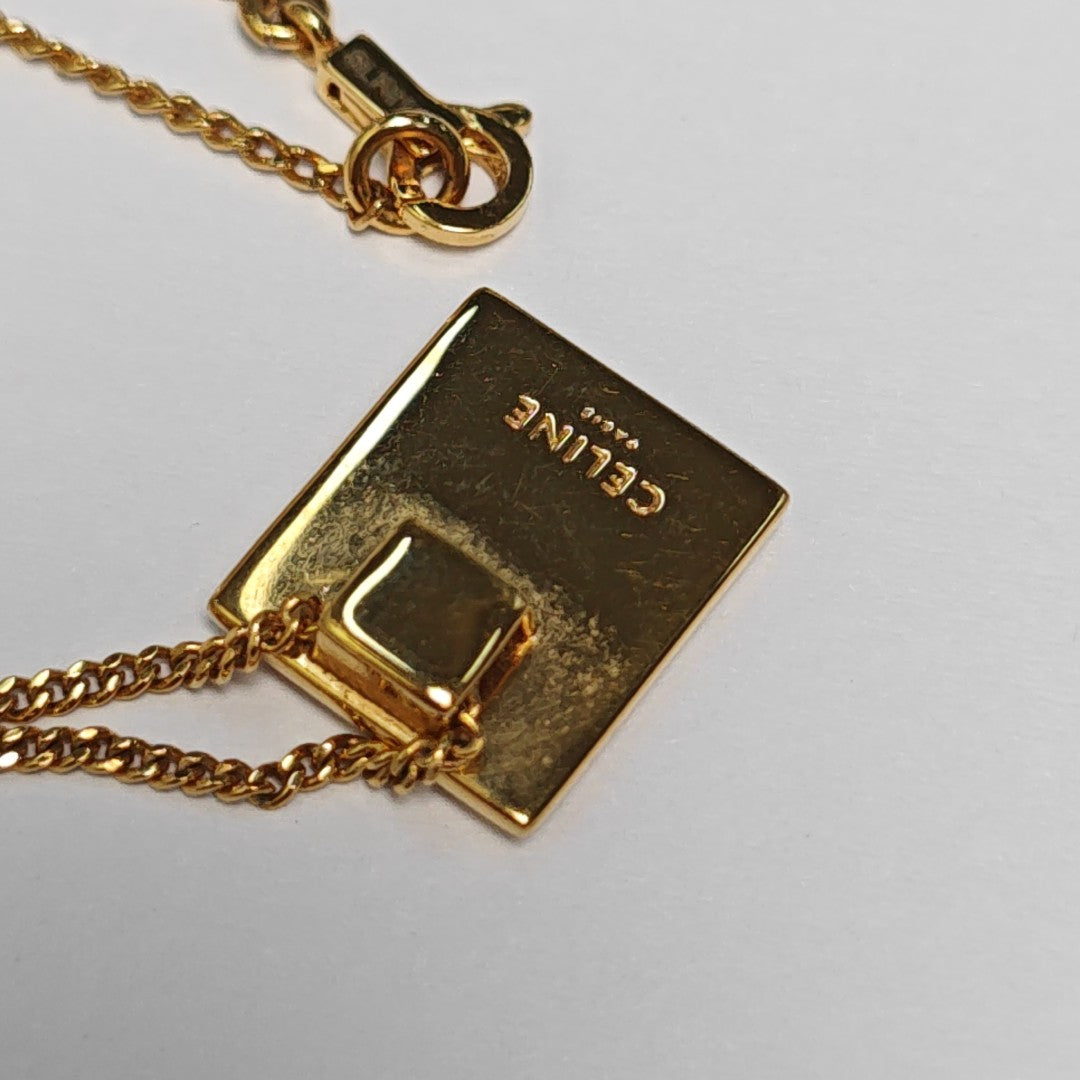 ALPHABET Brass Gold Necklace