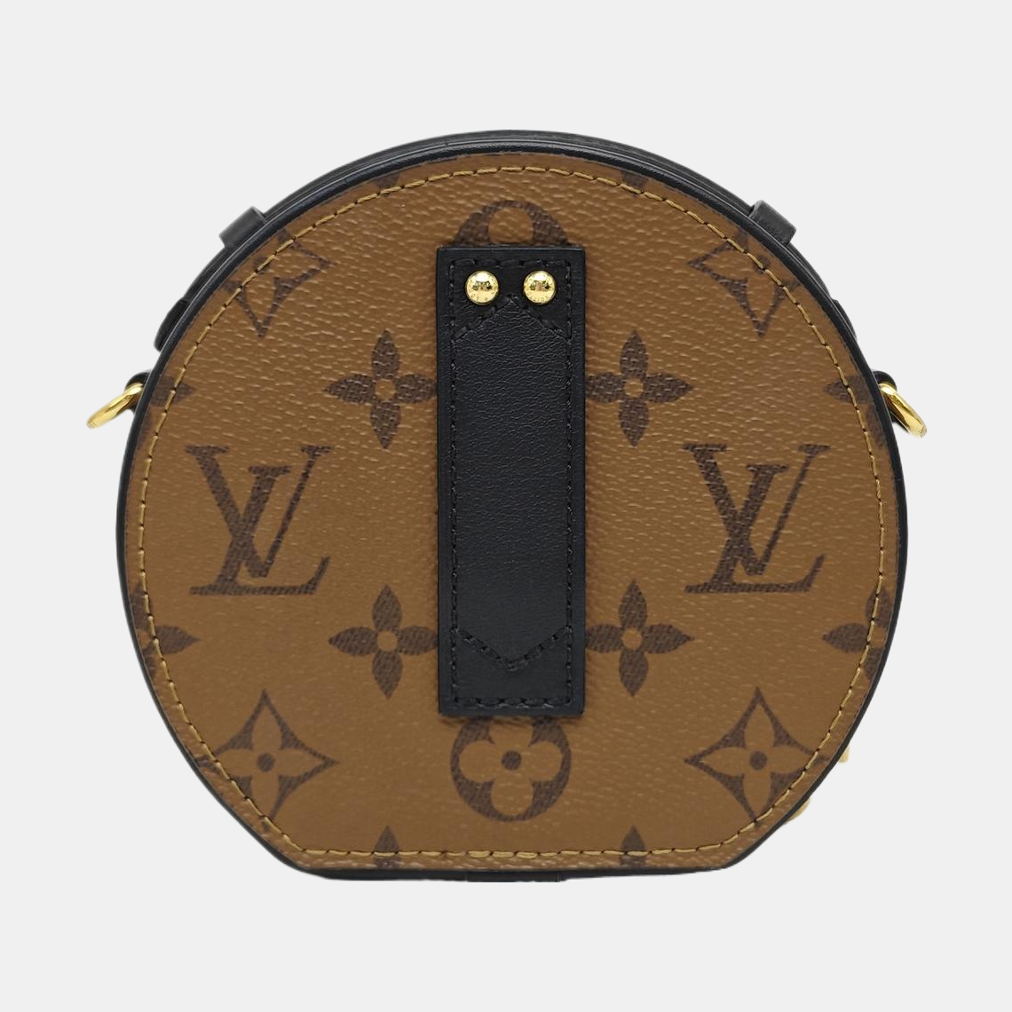 BOITE CHAPEAU Mini Monogram Coated Canvas Brown