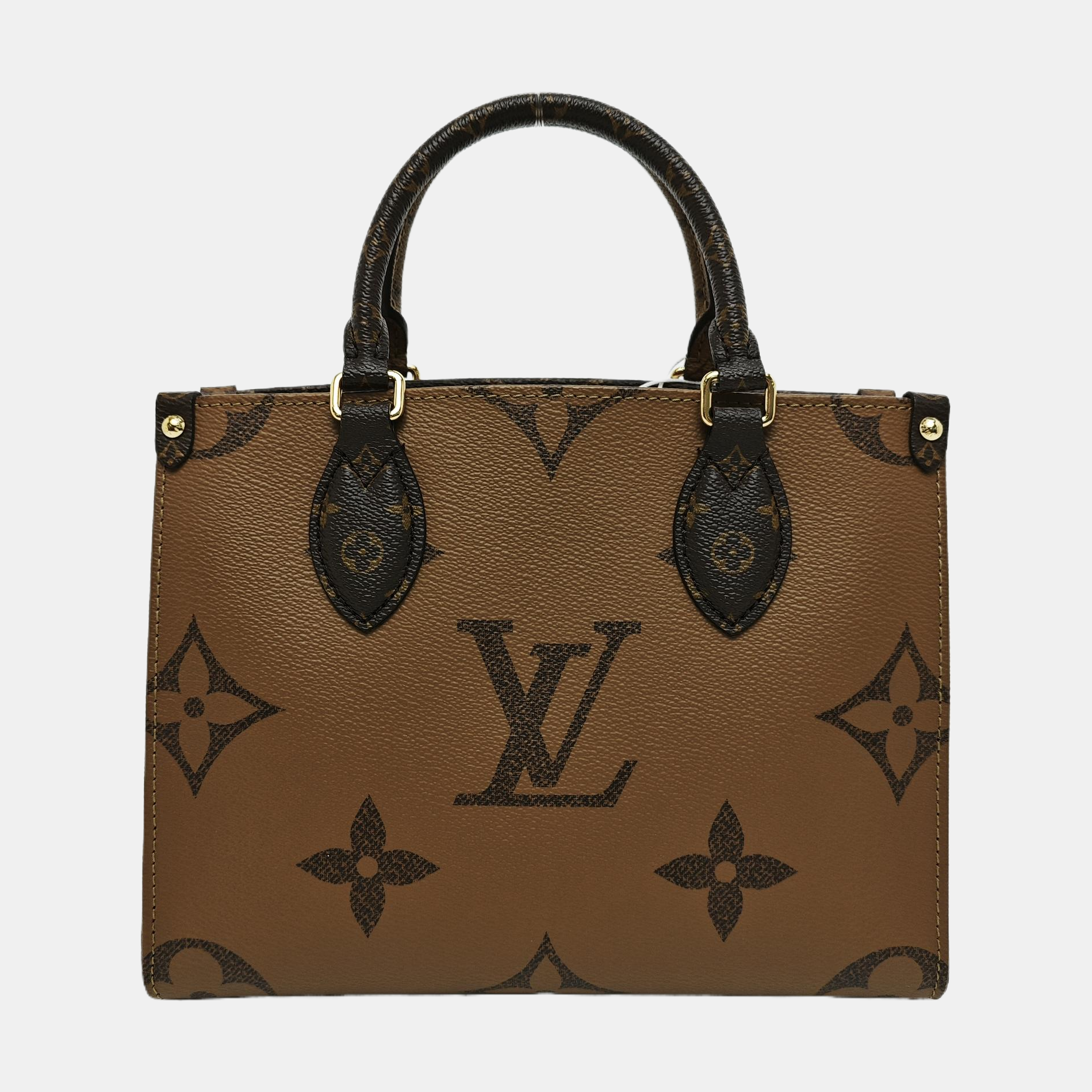 ONTHEGO PM Monogram Coated Canvas Brown