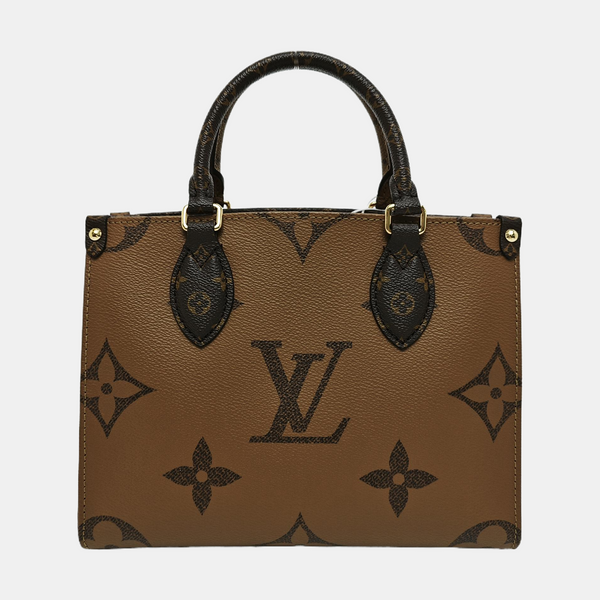 ONTHEGO PM Monogram Coated Canvas Brown